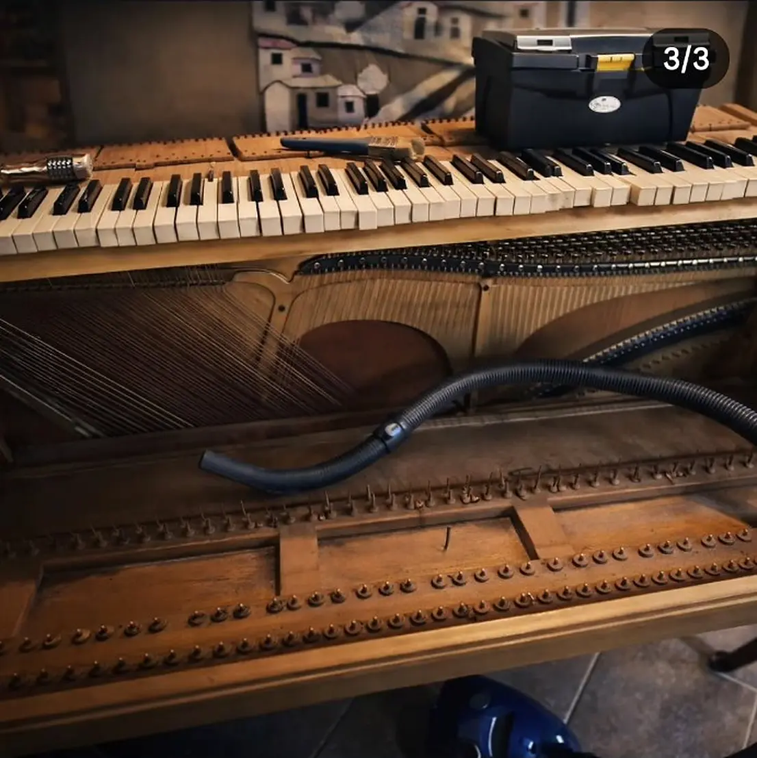Limpieza interna de piano